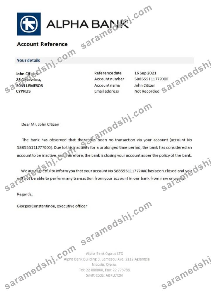 Cyprus_Alpha Bank_closure reference